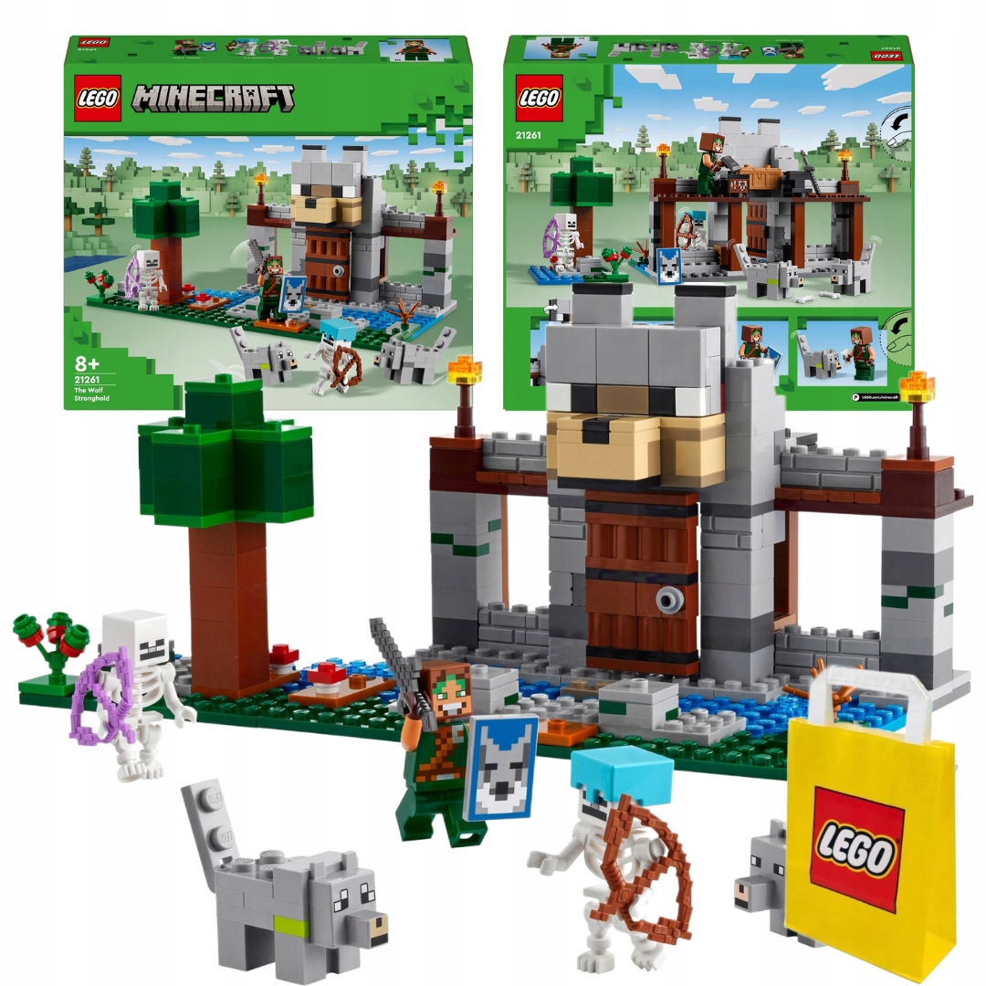 LEGO Minecraft 21261 Minecraft 21261 Vlčia pevnosť